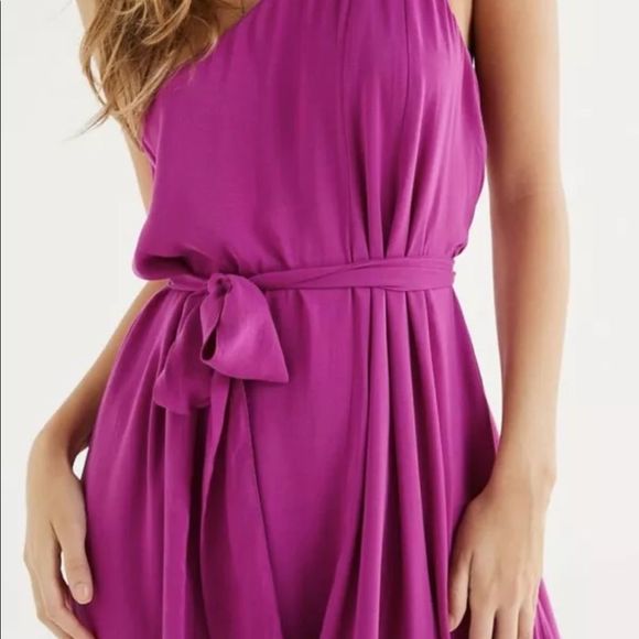 Urban Outfitters Dress Maxi Silky Satin Avery - Picture 5 of 7